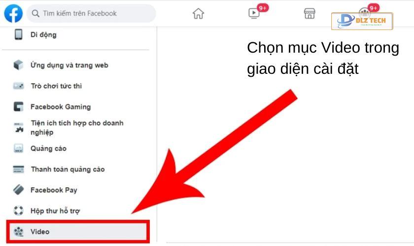 Cài đặt video trên Facebook