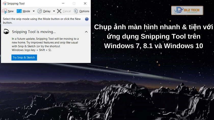 cách chụp màn hình máy tính bằng snipping tool