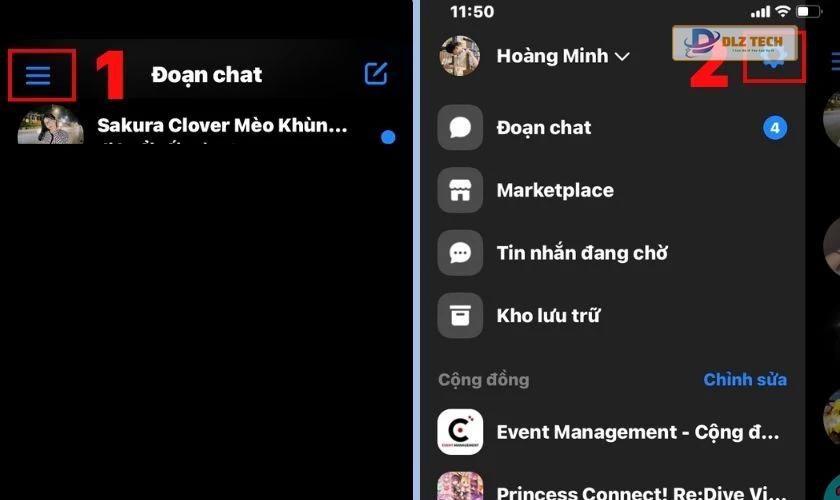 cách sửa link facebook trên iphone