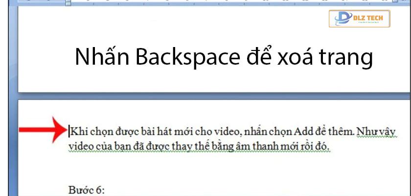 cách xóa trang trong word (cách trực tiếp)