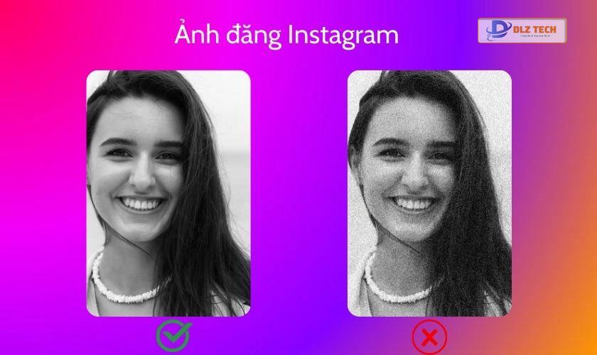 Cách upload ảnh, Story lên Instagram không bị mờ