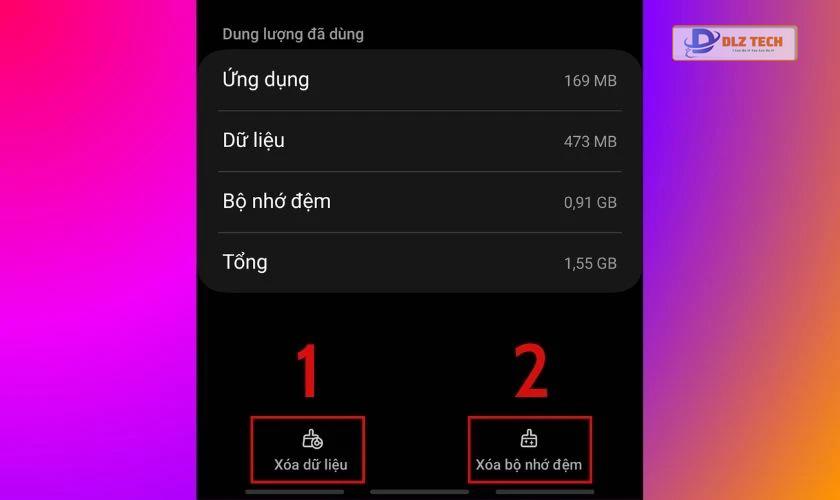 Xóa bộ nhớ cache Instagram để cải thiện chất lượng