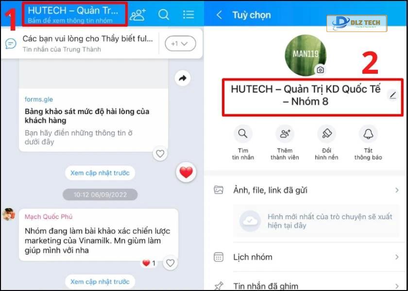 tên nhóm zalo độc lạ