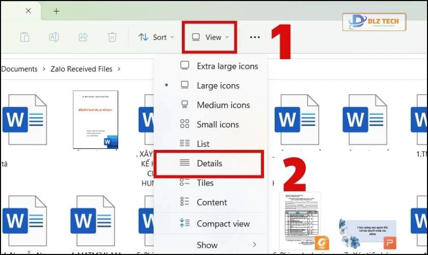 Chọn thẻ View, vào Details xem nhanh số từ trong Word