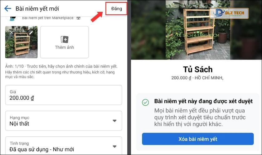 Kiểm tra và đăng sản phẩm