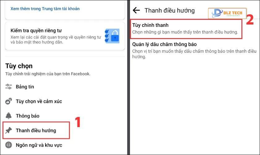Cách tùy chỉnh thanh trên điện thoại