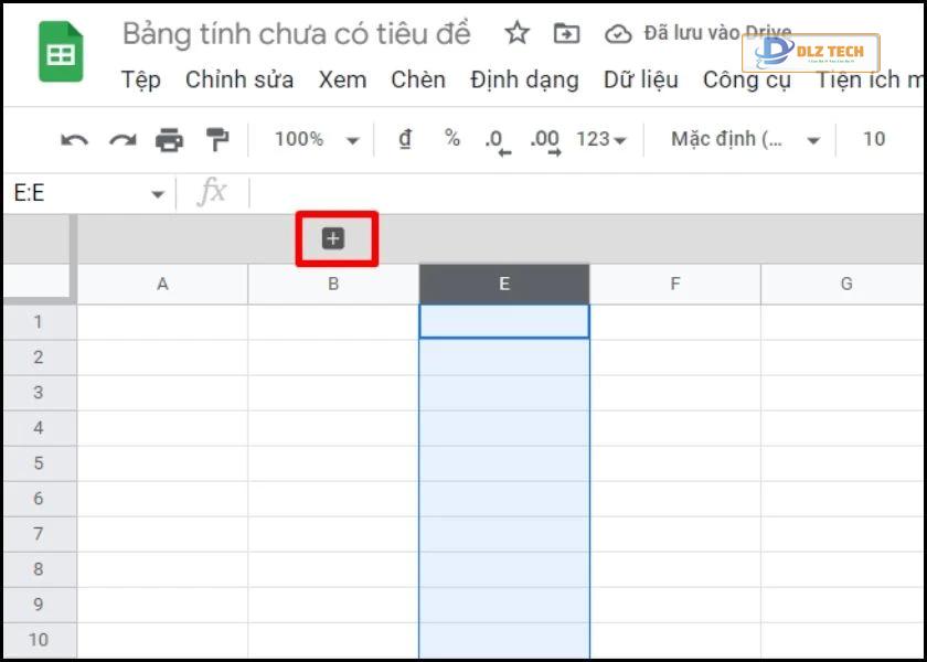 nhấn vào dấu cộng để hiện các cột đã ẩn