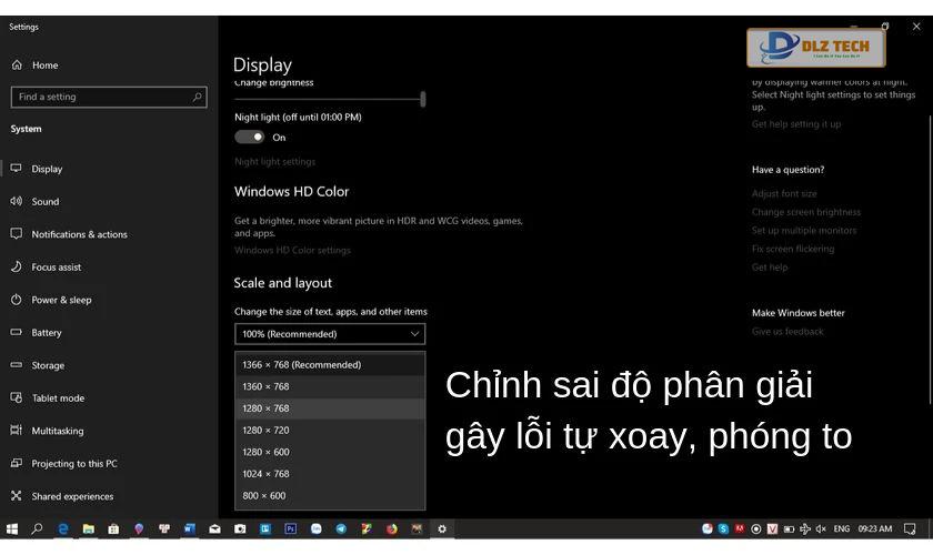 Nguyên nhân gây lỗi màn hình máy tính xoay ngang, dọc