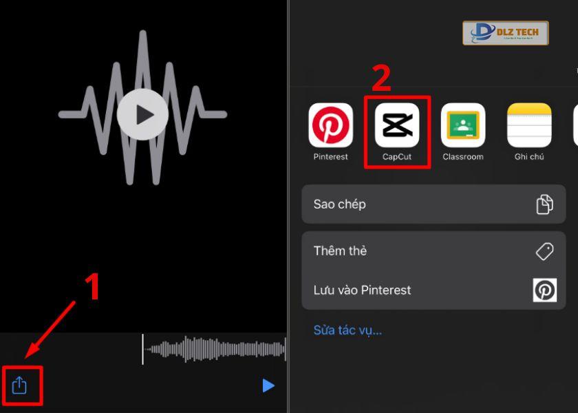 chuyển nhạc youtube sang capcut