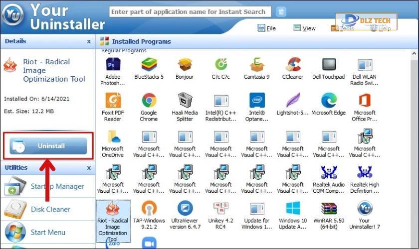 Cách xóa ứng dụng trên laptop bằng phần mềm Your Uninstaller