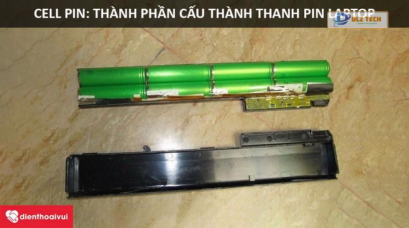 Thay cell pin laptop và thành phần cấu thành