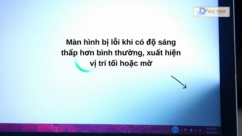 Biểu hiện của màn hình laptop bị tối, mờ
