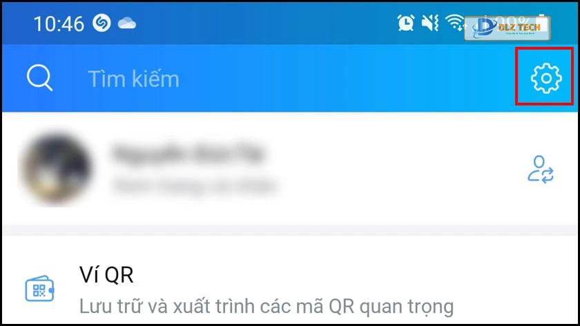 Chọn cài đặt