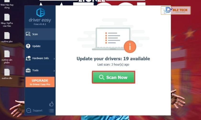 Quét driver bằng Driver Easy