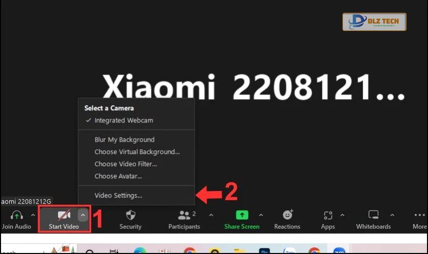 Sửa camera ngược trên Zoom