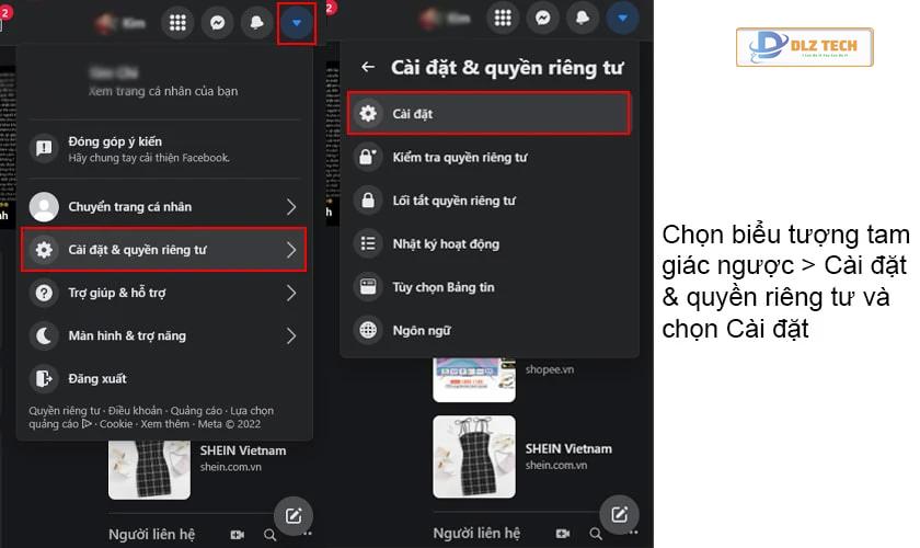 Bỏ chặn bạn bè từ trình duyệt Facebook