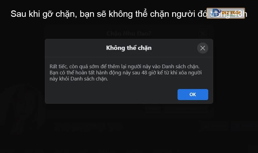Lỗi không thể sử dụng tính năng