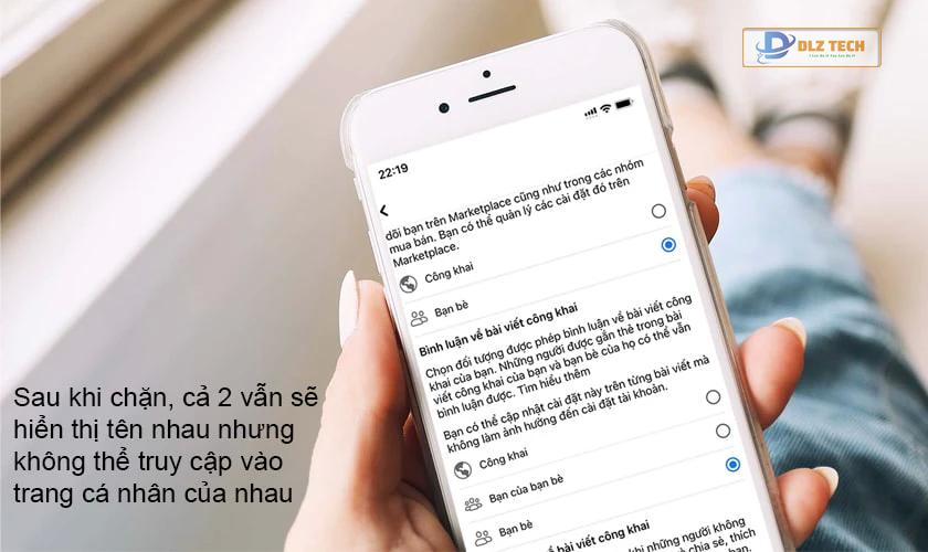 Chặn bạn bè trên Facebook