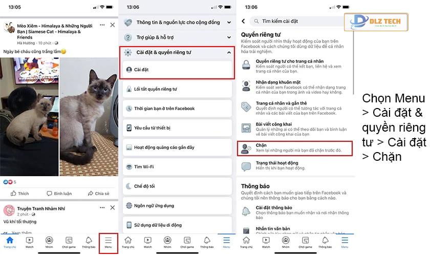 Bỏ chặn bạn bè trên Facebook