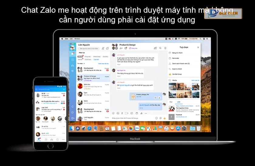 Chat Zalo me là gì và điểm khác biệt với ứng dụng Zalo điện thoại