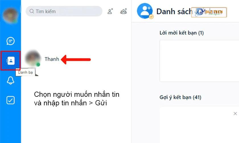 Cách sử dụng chat Zalo me trên PC