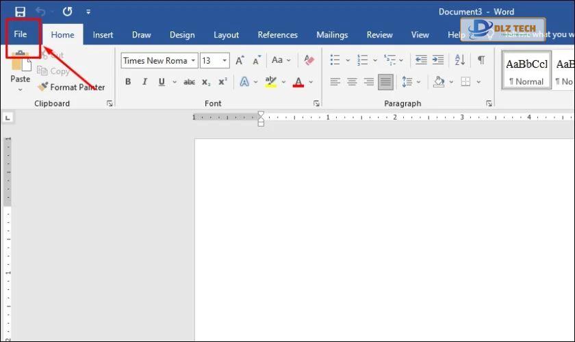 Chọn file Word cần chuyển đổi sang Excel