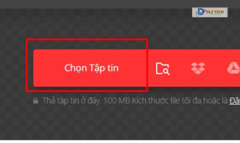 Chọn tập tin cần chuyển đổi sang Excel