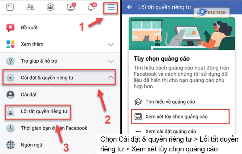 Hướng dẫn chặn quảng cáo Facebook