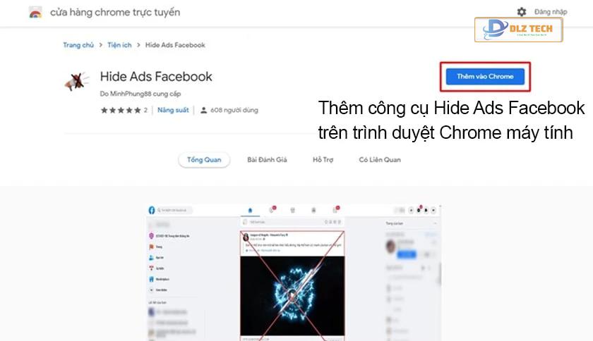 Chặn quảng cáo Facebook trên máy tính