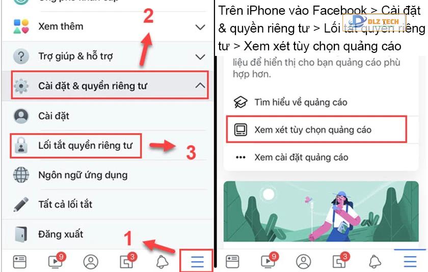 Chặn quảng cáo Facebook trên iPhone