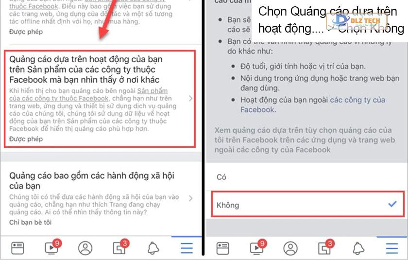 Chặn quảng cáo Facebook trên iPhone
