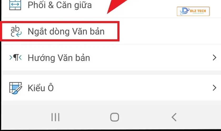 Cách xuống dòng excel trên iPad