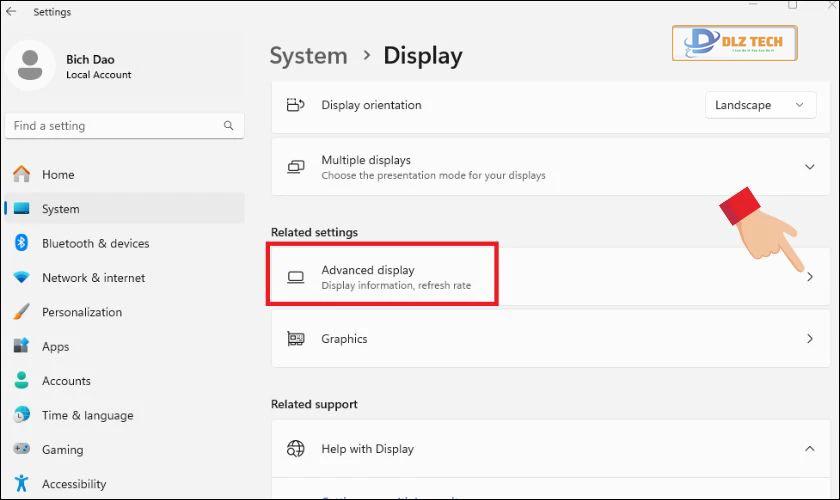 Cài đặt sai tần số quét khiến màn hình laptop bị tối mờ