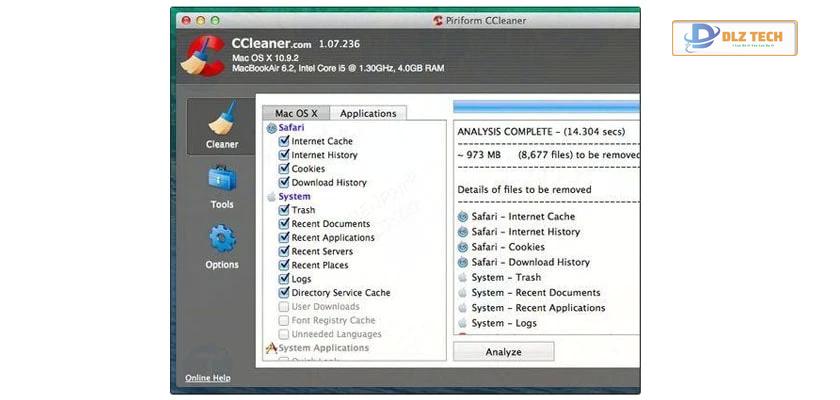 Đối với các file tạm thời