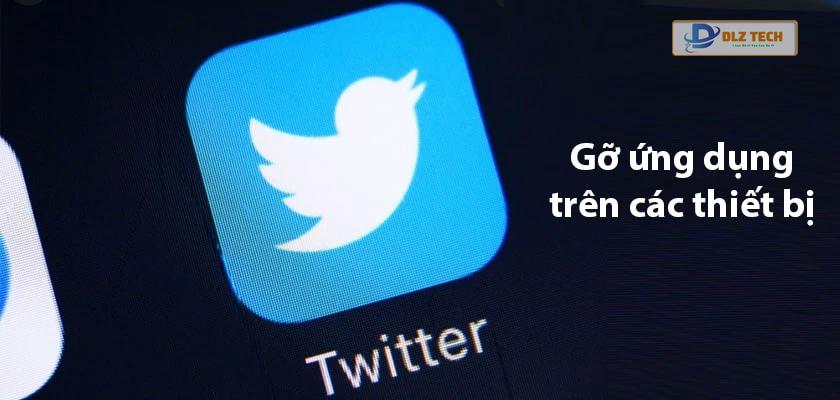 Cách xóa tài khoản Twitter trên điện thoại