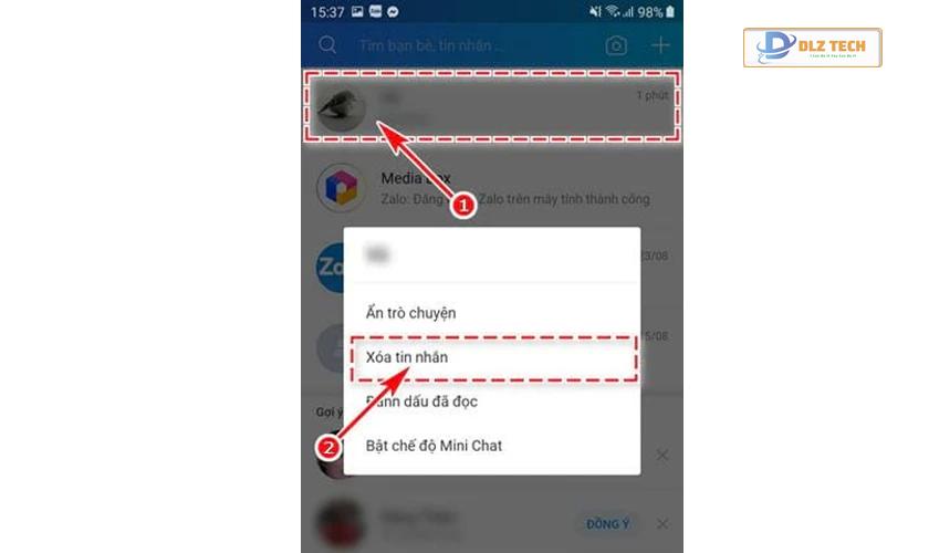 Kéo sang trái cuộc hội thoại