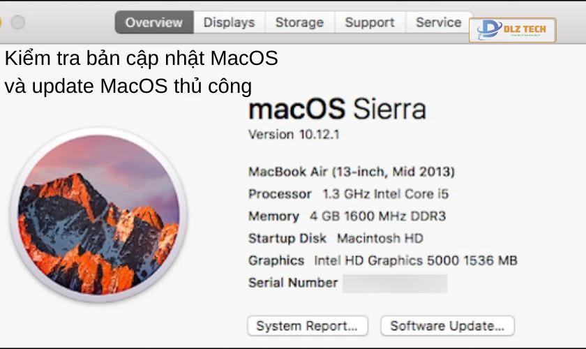Cách kiểm tra bản cập nhật Mac OS