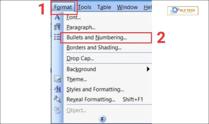 Hướng dẫn viết số la mã trong Word 2007