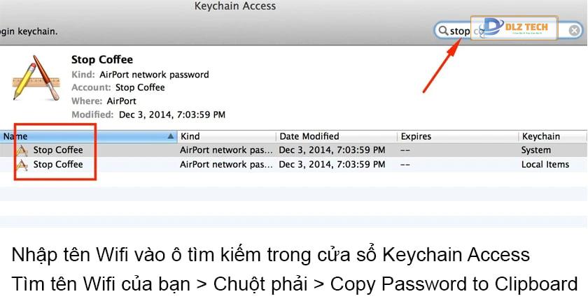 Cách xem pass wifi macbook đơn giản