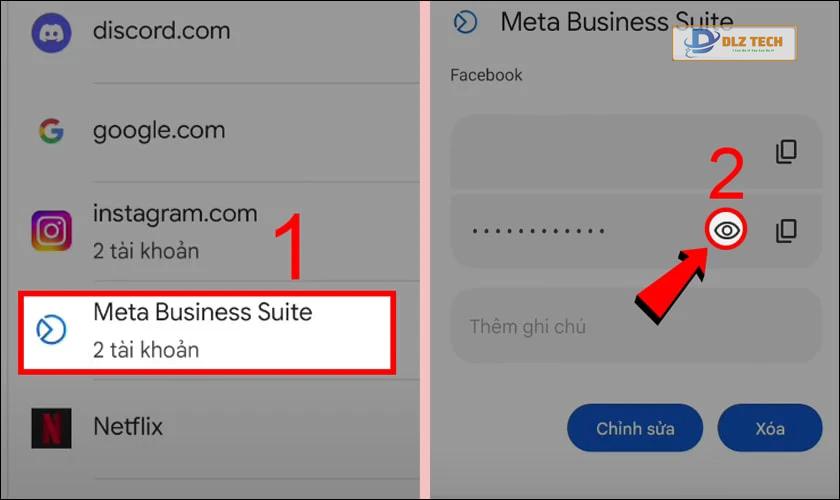 Chọn Meta Business Suite