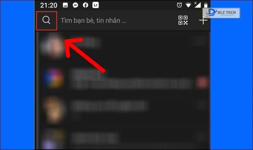 xóa lịch sử tìm kiếm trên zalo android