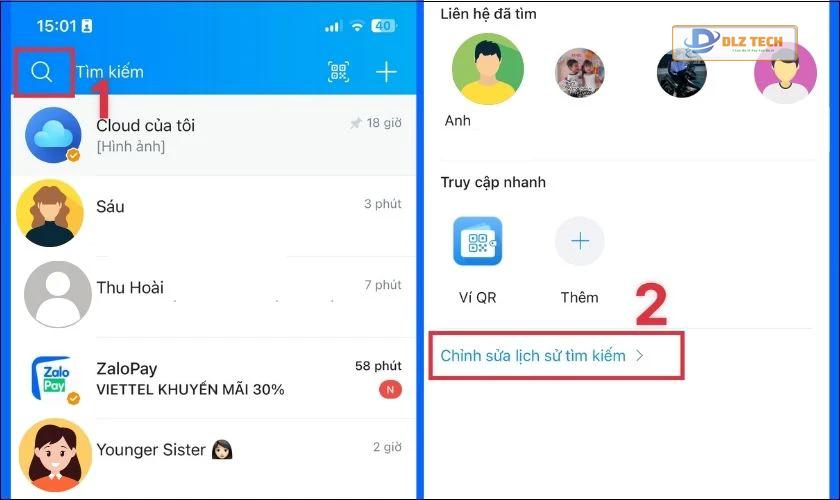 cách xóa toàn bộ lịch sử tìm kiếm