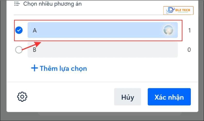 Bình chọn đã tích