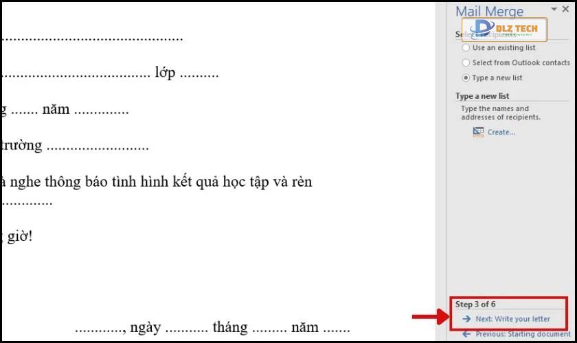 Chọn Next để tiếp tục