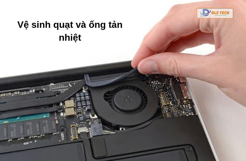 cách vệ sinh quạt và ống tản nhiệt laptop