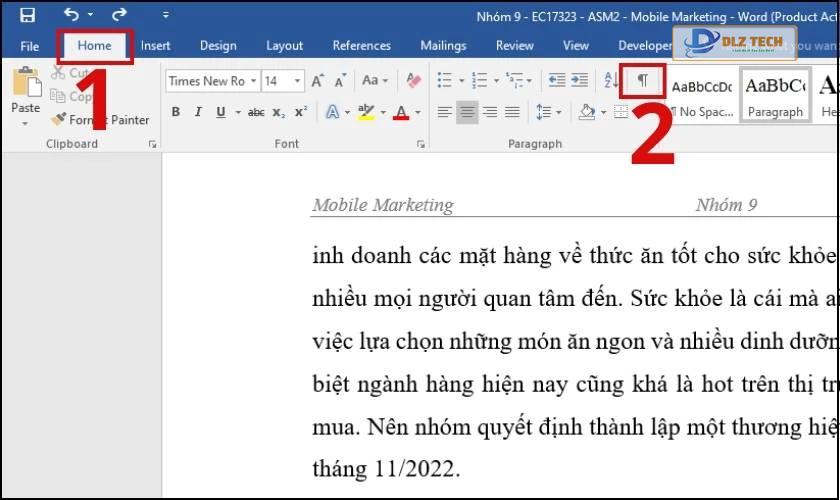 cách xóa khoảng trắng cuối trang trong word do page section tạo ra