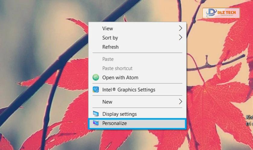 Đổi hình nền máy tính laptop Windows 10 ở tuỳ chọn Background