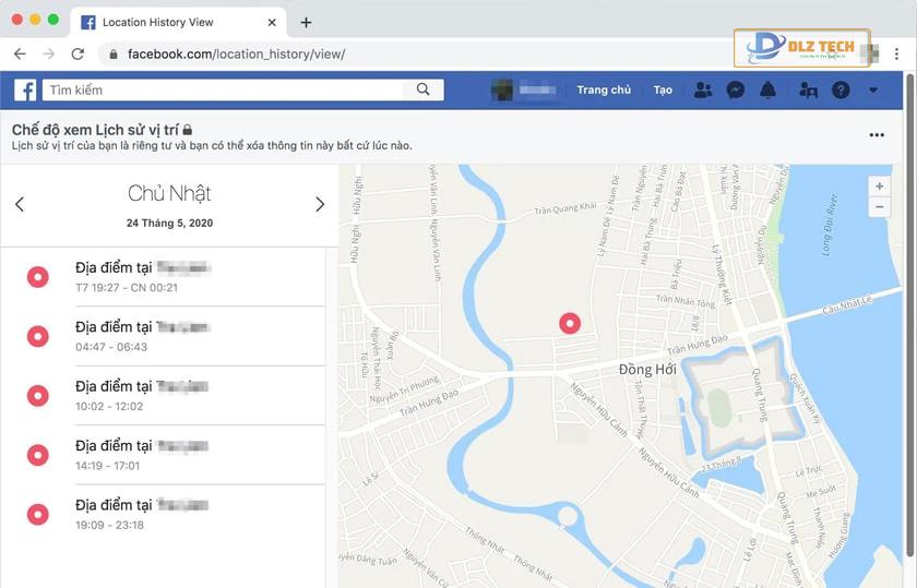 Cách tìm vị trí của bạn bè trên Facebook bằng máy tính