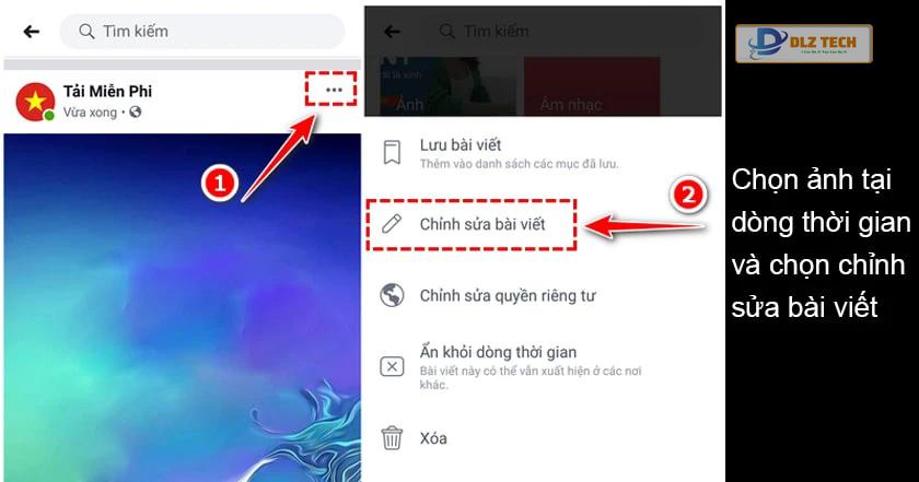 Cách thay đổi ảnh mà không mất like
