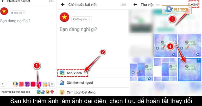 Lưu thay đổi ảnh